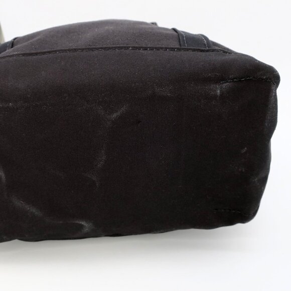 Vintage LL Bean Boat & Tote Canvas Hobby Lobby Craft Sewing Black Zip Top Pocket - Picture 7 of 8